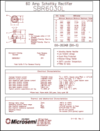 SBR6030L datasheet: Schottky Rectifier SBR6030L