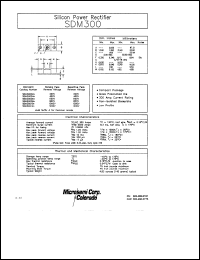 SDM30010 datasheet: Standard Rectifier (trr more than 500ns) SDM30010