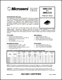 SM8LC03 datasheet: Transient Voltage Suppressor SM8LC03