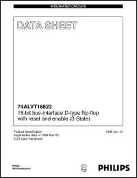 74ALVT16823DGG datasheet: 18-bit bus-interface D-type flip-flop with reset and enable (3-State) 74ALVT16823DGG