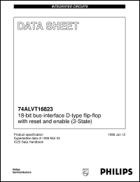 74ALVT16823DL datasheet: 18-bit bus-interface D-type flip-flop with reset and enable (3-State) 74ALVT16823DL