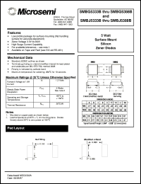 SMBG5333B datasheet: Zener Voltage Regulator Diode SMBG5333B