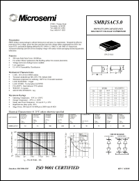 SMBJSAC5.0 datasheet: Transient Voltage Suppressor SMBJSAC5.0