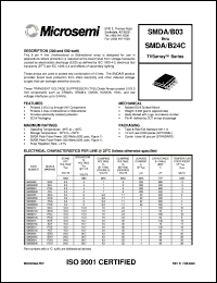 SMDA15 datasheet: Transient Voltage Suppressor SMDA15