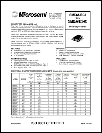 SMDA24C datasheet: Transient Voltage Suppressor SMDA24C