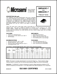 SMDA03C-7 datasheet: Transient Voltage Suppressor SMDA03C-7