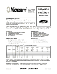 SMDA24C-8 datasheet: Transient Voltage Suppressor SMDA24C-8