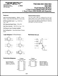 TC391AL/CL datasheet: High Noise Immunity Logic TC391AL/CL