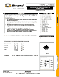 TCP072E datasheet: Thyristor Surge Suppressor TCP072E