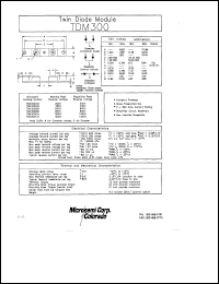 TDM30004 datasheet: Standard Rectifier (trr more than 500ns) TDM30004