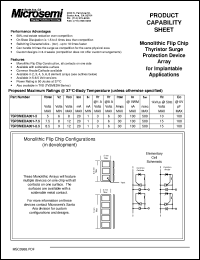 TSPDMEDA001-5 datasheet: Thyristor Surge Suppressor TSPDMEDA001-5