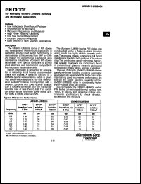 UM9602 datasheet: PIN Diode UM9602