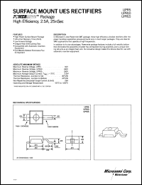 UPR10 datasheet: Ultra Fast Rectifier (less than 100ns) UPR10