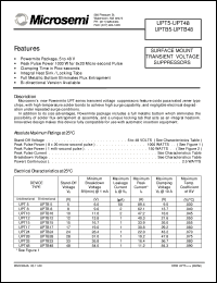 UPT12 datasheet: Transient Voltage Suppressor UPT12