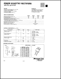 USD935 datasheet: Schottky Rectifier USD935