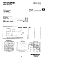 UZ4120 datasheet: Zener Voltage Regulator Diode UZ4120