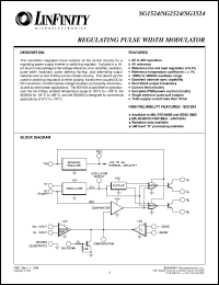 1524J datasheet: Voltage Mode PWMs 1524J