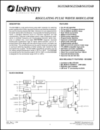 SG2526BJ datasheet: Voltage Mode PWMs SG2526BJ