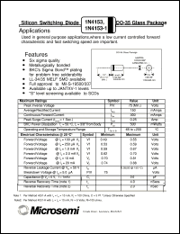 1N4153-1 datasheet: Signal or Computer Diode 1N4153-1