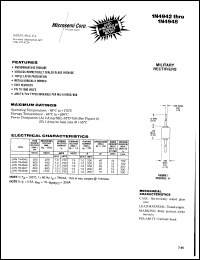 1N4942 datasheet: Fast Rectifier (100-500ns) 1N4942