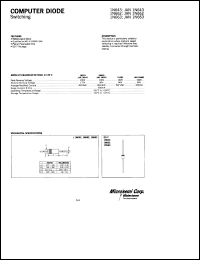 1N643 datasheet: Fast Rectifier (100-500ns) 1N643