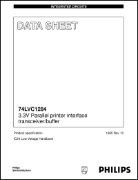 74LVC1284D datasheet: 3.3 V parallel printer interface transceiver/buffer 74LVC1284D