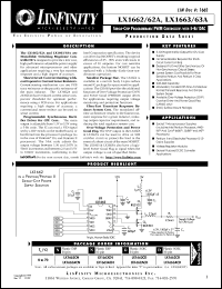 LX1662ACD datasheet: PWM Controllers LX1662ACD