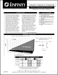 LX6431AIDM datasheet: Shunt LX6431AIDM