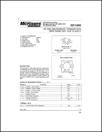 SD1468 datasheet: RF NPN Transistor SD1468