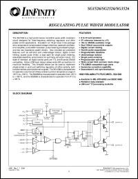 SG1526J datasheet: Voltage Mode PWMs SG1526J