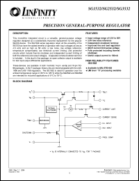 SG1532J/DESC datasheet: Positive Adjustable Linear Voltage Regulators SG1532J/DESC
