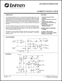 SG1549Y/DESC datasheet: Current Sense Latch SG1549Y/DESC