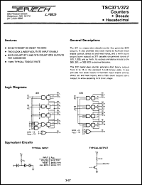 TC372AL/CL datasheet: High Noise Immunity Logic TC372AL/CL