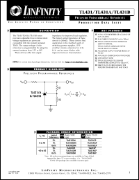 TL431ACDM datasheet: Voltage Reference - Programmable TL431ACDM