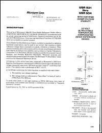 USR932 datasheet: 0TC Reference Voltage Zener USR932