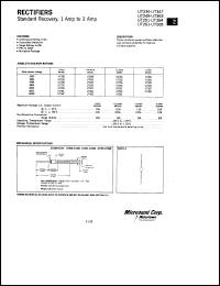 UT264 datasheet: Standard Rectifier (trr more than 500ns) UT264