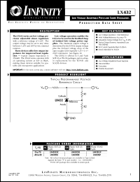 LX432ISE datasheet: Shunt LX432ISE