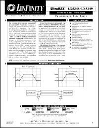 LX5249CPW datasheet: SCSI - Low Voltage Differential (LVD) LX5249CPW