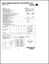 USD335C datasheet: Schottky Rectifier USD335C