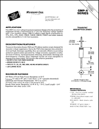 GMP-5 datasheet: Zener Voltage Regulator Diode GMP-5