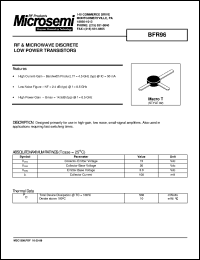 BFR96 datasheet: RF NPN Transistor BFR96