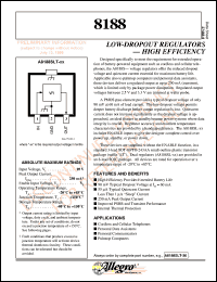 A8188SLT-25 datasheet: Low-dropout regulator A8188SLT-25