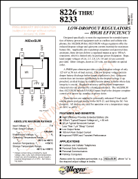 A8227SLM datasheet: Low-dropout regulator A8227SLM