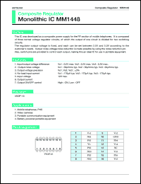 MM1448 datasheet: Composite regulator MM1448