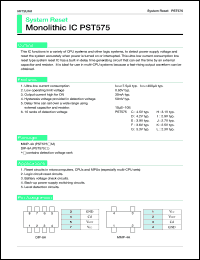 PST575IM datasheet: System reset PST575IM