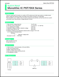 PST7019M datasheet: System reset PST7019M