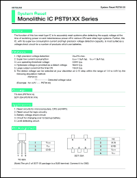 PST9124N datasheet: System reset PST9124N