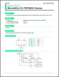 PST9219 datasheet: System reset PST9219