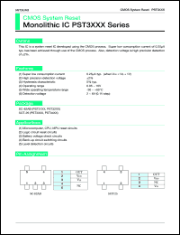 PST3322 datasheet: CMOS system reset PST3322