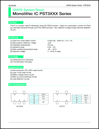 PST3324 datasheet: CMOS system reset PST3324